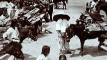 La Corée en photos d'il y a 100 ans 1 - première moitié Sélection d'orge dans la rue,