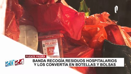 Puente Piedra: intervienen local donde realizaba bolsas y botellas con productos hospitalarios
