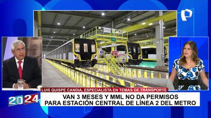 Luis Quispe Candia sobre estación central de la Línea 2: “Es indispensable para los pasajeros”