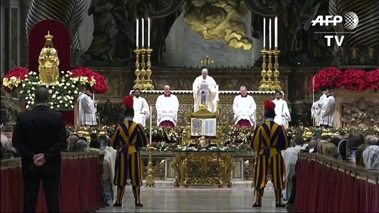 Le pape célèbre la messe du Nouvel An