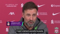 Klopp emballé par la piste menant à Slot