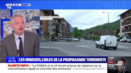 Propagande terroriste: "les mineurs font partie des cibles privilégiées parce qu'ils sont particulièrement malléables", déclare Jérôme Poirot, ancien adjoint à la coordination nationale du renseignement
