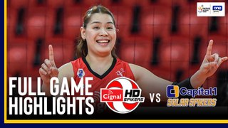PVL Game Highlights: Cignal routs Capital1 to end conference