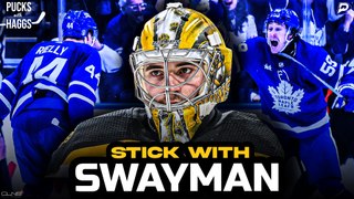 Bruins NEED to Go With Swayman in Game 4 w/ Mick Colageo | Pucks with Haggs