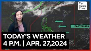 Today's Weather, 4 P.M. | Apr. 27, 2024
