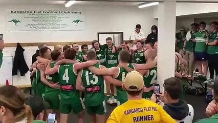 Kangaroo Flat celebrates win over South Bendigo in BFNL.