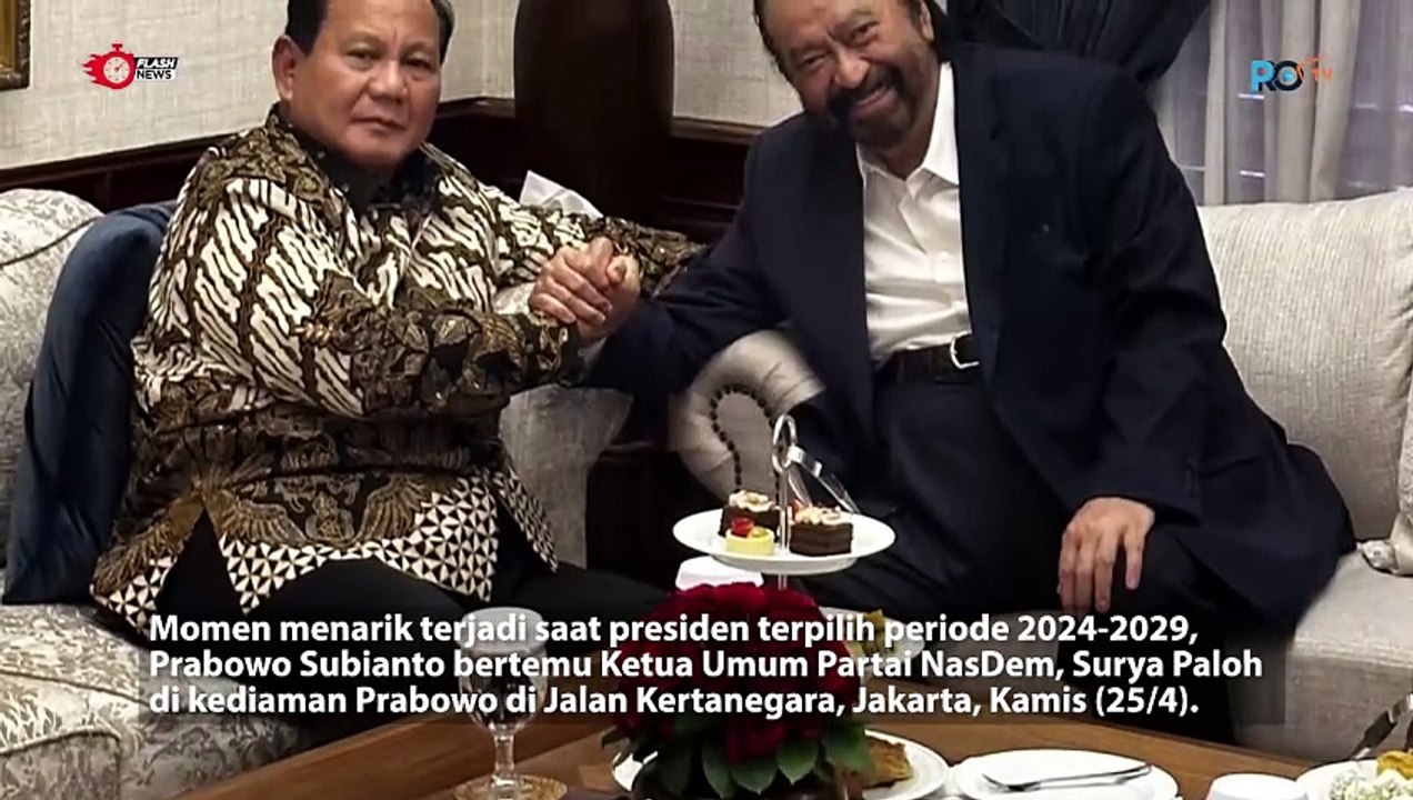 AKHIRNYA!! Nasdem Sah Sepakat Dukung Prabowo