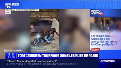 Est-ce bien Tom Cruise qui a été aperçu hier soir sur les Champs-Élysées? BFMTV répond à vos questions