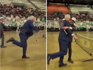 L’inedito doppio: Giani e Nardella giocano a tennis all’inaugurazione delle Piagelliadi a Firenze