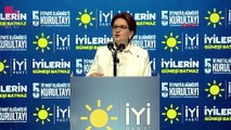 Akşener'den veda konuşması: Sadece söz söyleme sırasında değil, bedel ödeme sırasında da en önde duruyorum