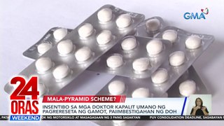 Insentibo sa mga doktor kapalit umano ng pagrereseta ng gamot, paiimbestigahan ng DOH | 24 Oras Weekend