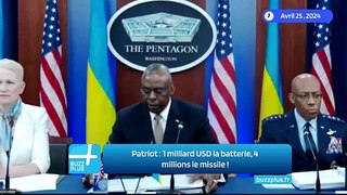 Patriot : 1 milliard USD la batterie, 4 millions le missile !