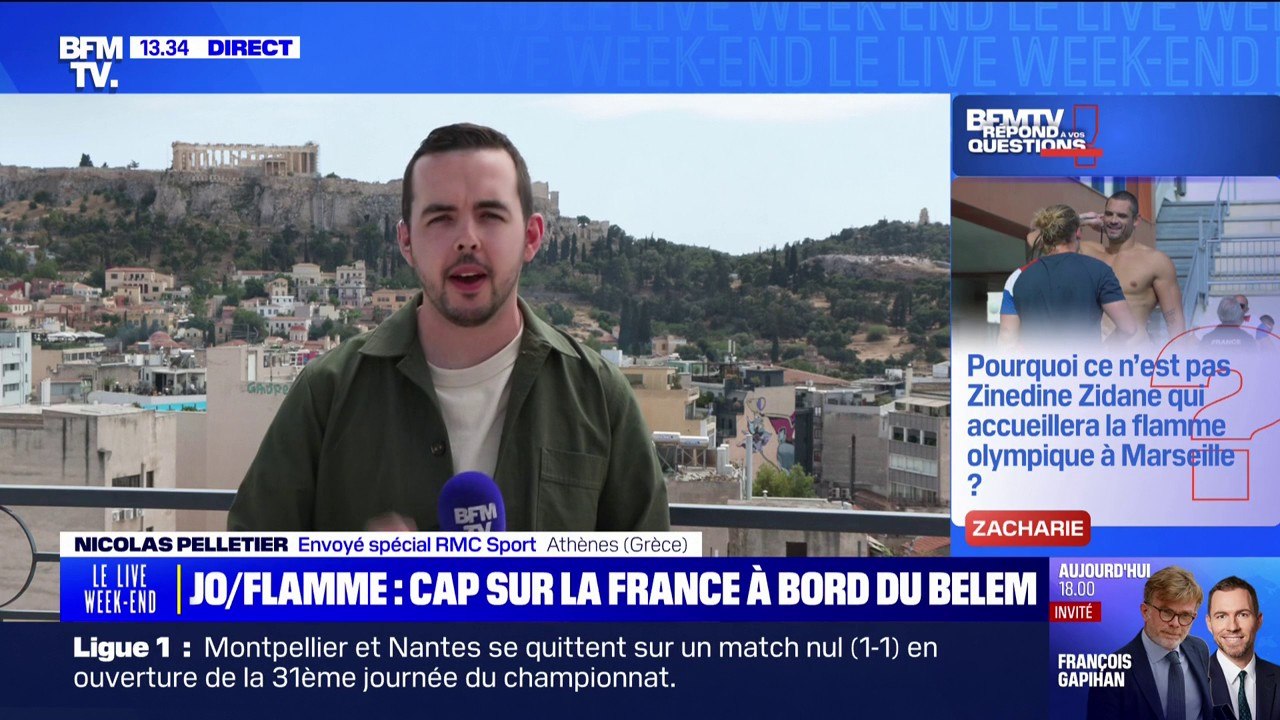 Pourquoi ce n'est pas Zinedine Zidane qui accueillera la flamme olympique à Marseille? BFMTV répond à vos questions