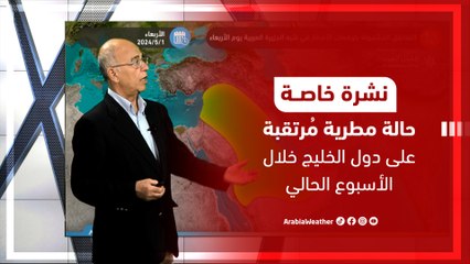 نشرة خاصة | حالة مطرية مُرتقبة على دول الخليج خلال الأسبوع الحالي | السبت 27-4-2024