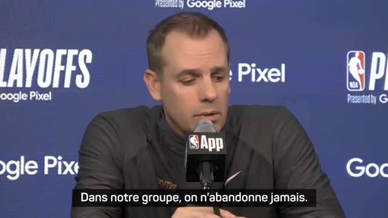 Suns - Vogel : "Dans notre groupe, on n'abandonne jamais"