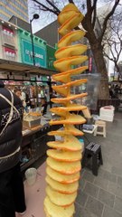 50cm Fried Tornado Potato - Korean Street Food #shortsvideo