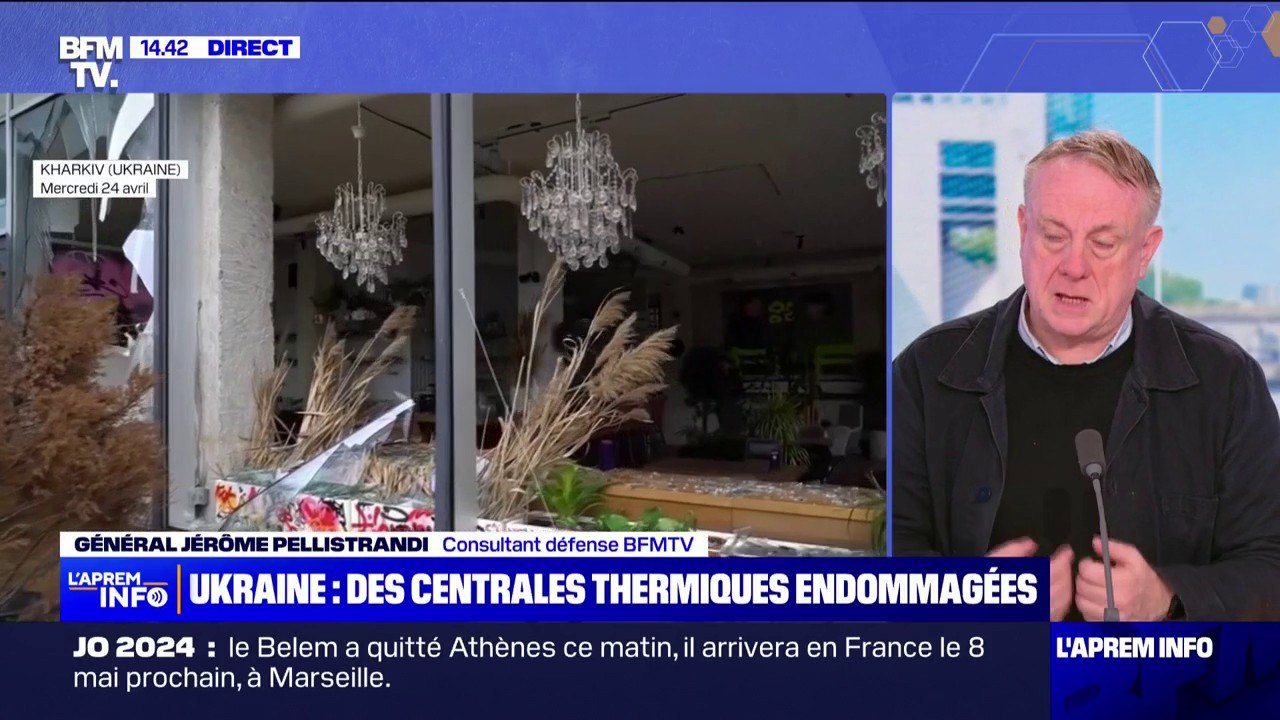 Frappes russes contre des centrales thermiques en Ukraine: "L'objectif de Moscou est de casser l'économie ukrainienne à travers ces frappes", explique le général Jérôme Pellistrandi