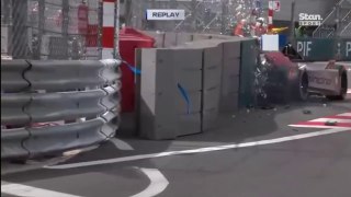 Formule E 2024 Monaco Race Mortara Big Crash