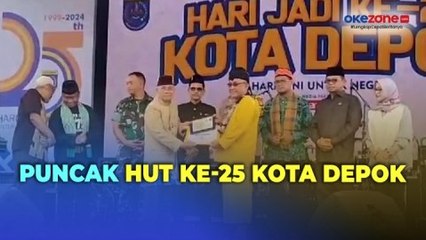 Ribuan Warga Meriahkan Puncak HUT ke-25 Kota Depok, Sajikan Konser Musik hingga Bazar Kuliner