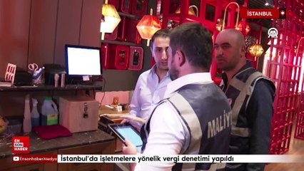 İstanbul'da vergi denetimi yapıldı