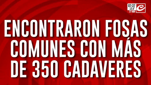 Horror en Gaza: encontraron fosas comunes con más de 350 cadáveres