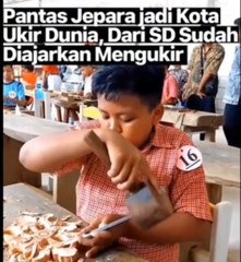 Pantas Jepara Jadi Kota Ukir Dunia, dari SD Sudah Diajarkan Mengukir