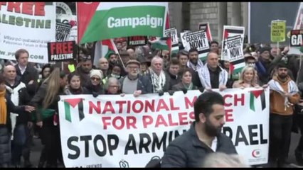 A Londra proteste di piazza per chiedere il cessate il fuoco a Gaza