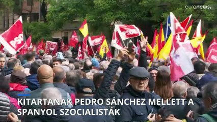 Kitartanak Pedro Sánchez mellett a spanyol szocialisták