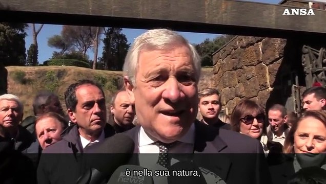 25 aprile, Tajani: Onoriamo i caduti per la liberta' e la Patria