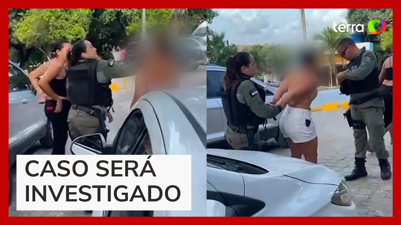 PM agride com tapa no rosto mãe suspeita de agredir a própria filha em PE