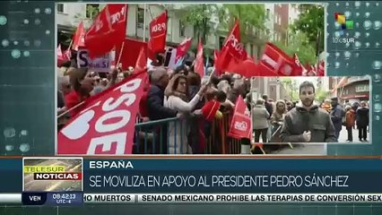 Españoles se movilizan en rechazo al fascismo