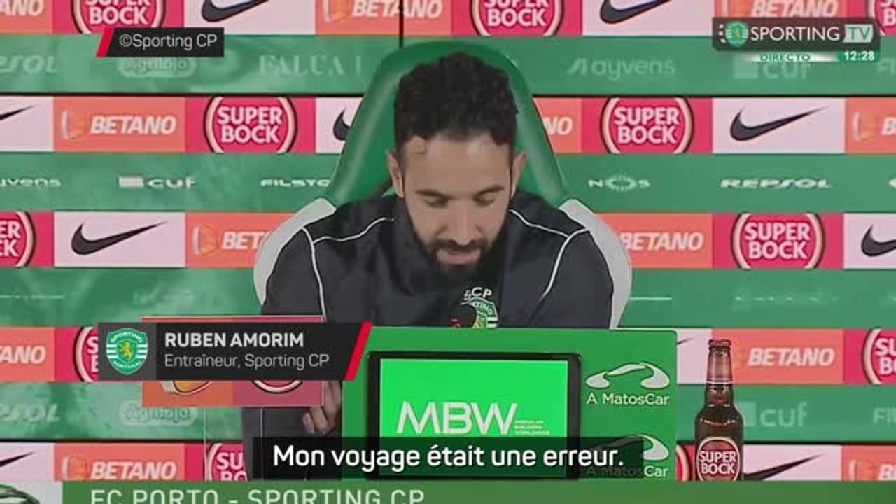 Sporting - Amorim s'excuse après son voyage à Londres pour discuter avec West Ham