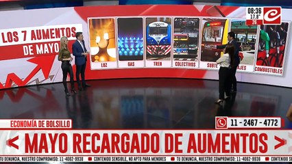 Tomá nota: estos son los 7 aumentos que llegan con Mayo