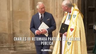 Charles III retomará parte de sua agenda pública