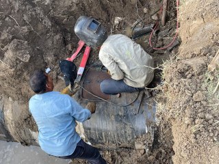 टूटी लाइन की मरम्मत पूरी, केकड़ी तक पहुंचा पानी. .आज अजमेर में आपूर्ति