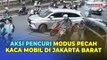 Pencurian Modus Pecah Kaca Mobil di Jakarta Barat, Laptop Raib Digondol Pelaku