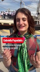 Gabriella Papadakis : "C'est beau de voir cette flamme qui passe d'athlète en athlète"
