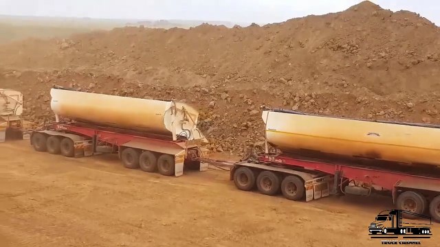 Triple Road Train working hard in Australian mines