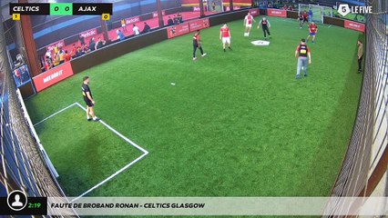 Faute de BROBAND RONAN - CELTICS GLASGOW