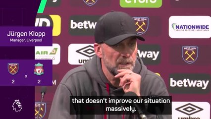 Klopp admits the title race is over for Liverpool