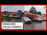 Carreta desgovernada acerta mais de 10 veículos no Maranhão