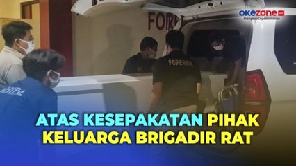 Jenazah Brigadir RAT Tak Diautopsi, Langsung Diterbangkan ke Manado dari RS Polri