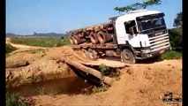 Extreme Trucks - Crossing dangerous bridges