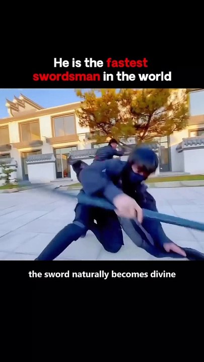 He is the fastest swordsman in the world #shortvideo - video Dailymotion