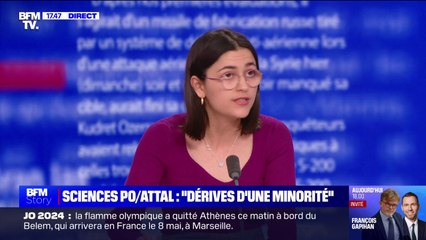 Hania Hamidi (Unef): "La jeunesse qui s'est mobilisée hier à Sciences Po, elle se mobilise pour la paix"