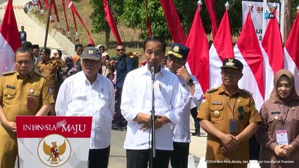 Presiden Jokowi Resmikan Penanganan Lima Ruas Jalan Daerah di Gorontalo