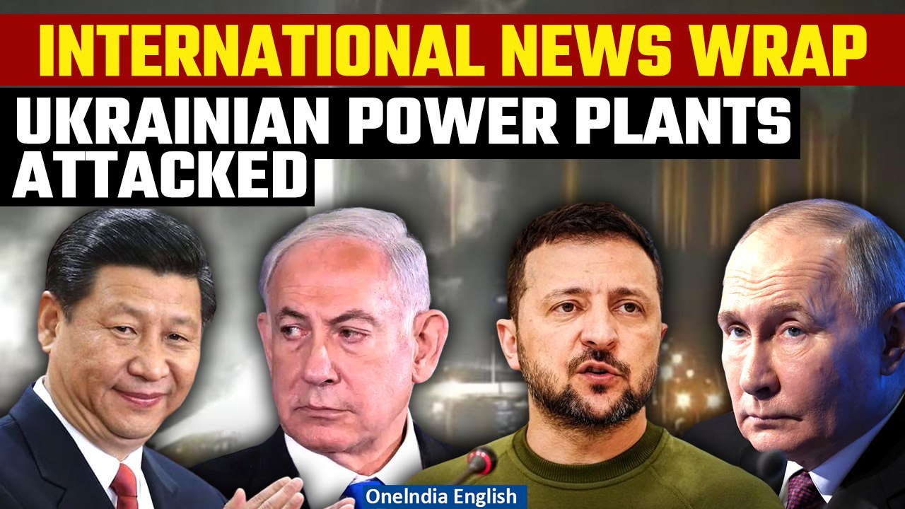 International News Wrap EP 6: Russia pounds Ukrainian power plants, Japan earthquake | Oneindia