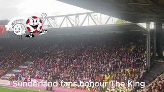Sunderland fans honour Charlie Hurley