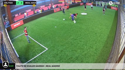 Faute de Khaled SADEGH - REAL MADRID