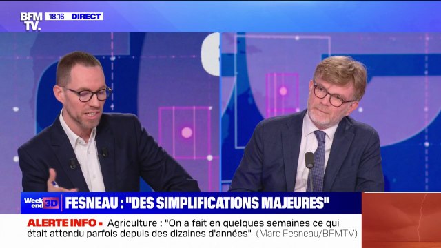 Projet de loi d'orientation agricole: Ce texte est une brique dans la réponse que nous souhaitions apporter à la crise, affirme Marc Fesneau